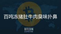 百吨冻猪肚牛肉臭味扑鼻！​江门两人涉嫌走私被抓，案值千万