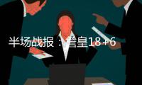 半场战报：詹皇18+6字母哥20分 骑士59