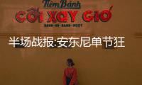 半场战报:安东尼单节狂砍25分 尼克斯67