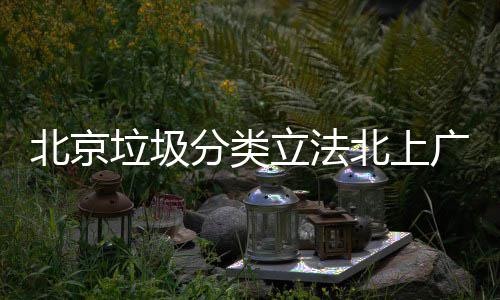 北京垃圾分类立法北上广深将进入强制分类 将推动垃圾分类立法