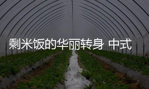 剩米饭的华丽转身 中式米饭小披萨 华丽或者密封好冷藏