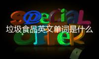 垃圾食品英文单词是什么?看30条英文例句学会用