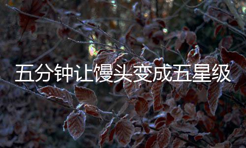 五分钟让馒头变成五星级的阳光早餐 可以把馒头放在蛋液里浸一会