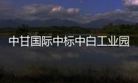 中甘国际中标中白工业园物流综合体设计勘察项目