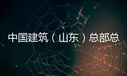 中国建筑（山东）总部总经理王涛一行到中建六局水利水电公司山东分公司调研 到中精准对接山东省发展需求