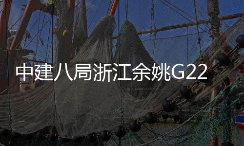 中建八局浙江余姚G228项目郭姆渡大桥合龙 项目设计时速80公里