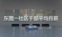 东莞一社区干部平均月薪2万？工作人员回应：算中等水平