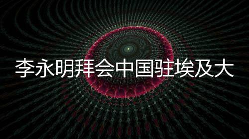 李永明拜会中国驻埃及大使廖力强，调研检查中建埃及分公司及重点项目 并为一线建设者“送清凉”