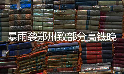 今明两天郑州火车站广场可购中心站车票 暴雨部分备降G843等多趟列车