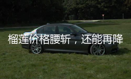 榴莲价格腰斩，还能再降！ 再降不少网友称榴莲价格便宜