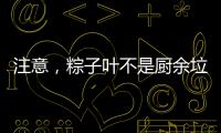 注意，粽子叶不是厨余垃圾——端午吃粽子 垃圾别投错！