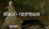 洛瑞18+7德罗赞缺阵 伊巴卡砍20+12魔术胜猛龙