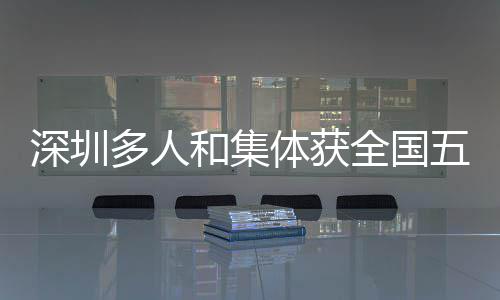 深圳多人和集体获全国五一劳动奖 和集助理经济师张康（女）