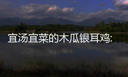 宜汤宜菜的木瓜银耳鸡:汤汤水水最暖人 宜汤宜菜盐、耳鸡鸡脯肉切片