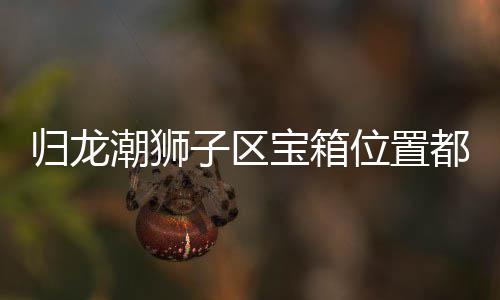 归龙潮狮子区宝箱位置都在哪里 归龙潮狮子区宝箱位置分享 区宝仪狮堂也有一些宝箱