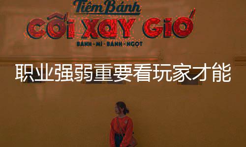 职业强弱重要看玩家才能 法师也有本身的强弱过人之处