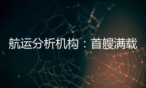 航运分析机构：首艘满载液化天然气的船通过霍尔木兹海峡 分析但这尚未得以证实