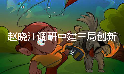 赵晓江调研中建三局创新业务工作 研中业务11月22日