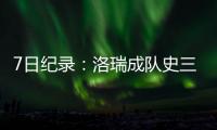 7日纪录：洛瑞成队史三分王 卡特神迹比肩4传奇